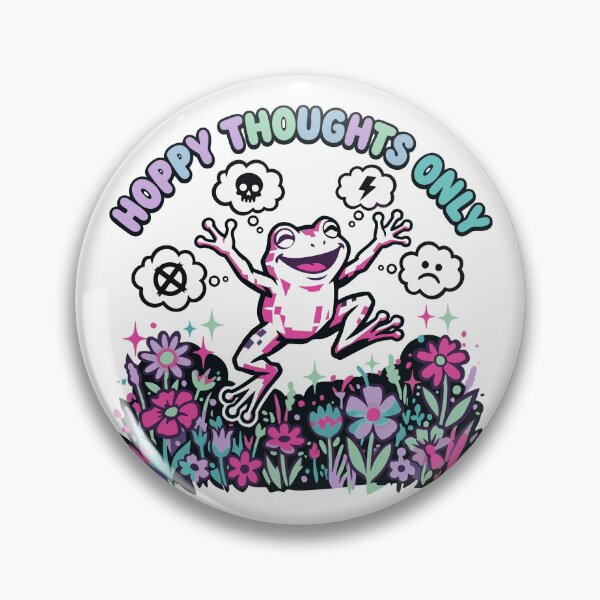 Item preview, Hoppy Thoughts Only Positive Frog designed and sold by XYZ LAB by Jesuperman.