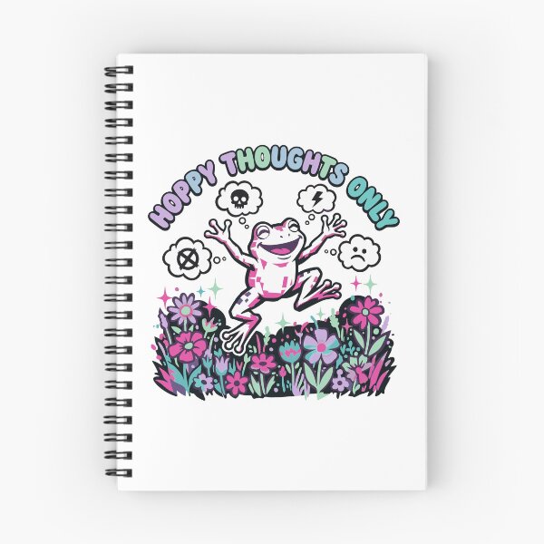 Item preview, Hoppy Thoughts Only Positive Frog designed and sold by XYZ LAB by Jesuperman.