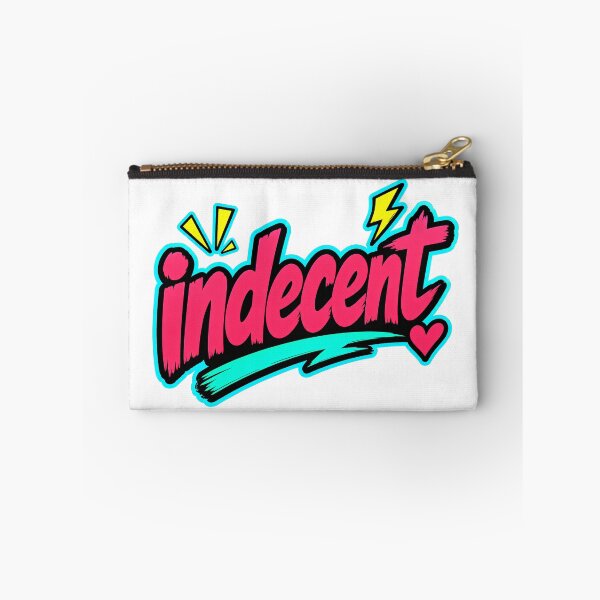 Item preview, Indecent Cheeky Neon Word Art designed and sold by RedCircleArt.