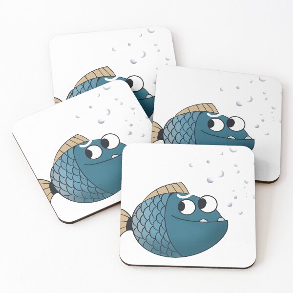 Item preview, Fish underwater - Cartoon Ocean Illustration for colored backgrounds designed and sold by Mohr-Color.