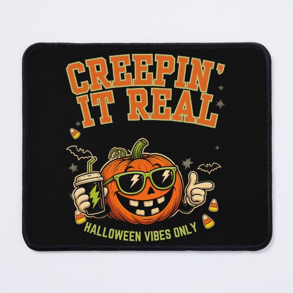 Item preview, CREEPIN' IT REAL HALLOWEEN VIBES ONLY designed and sold by Julartwear.