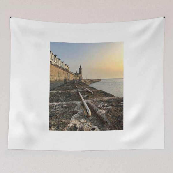 Item preview, Porthleven, clock tower designed and sold by kathleenjean.