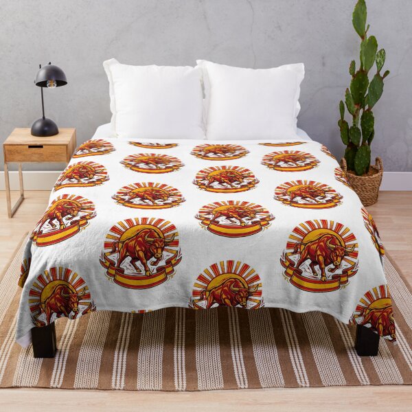 Item preview, The Spanish Bull - Stylized Fighting Bull with the Spanish Flag Essential designed and sold by Mavesha.
