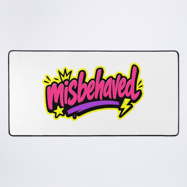 Item preview, Misbehaved Playful Rebel Typography designed and sold by RedCircleArt.
