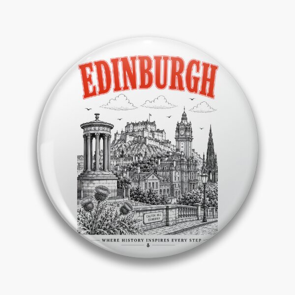 Item preview, Edinburgh cityscape designed and sold by Orfoxcreative.