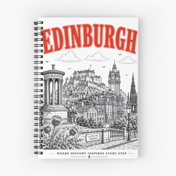 Item preview, Edinburgh cityscape designed and sold by Orfoxcreative.