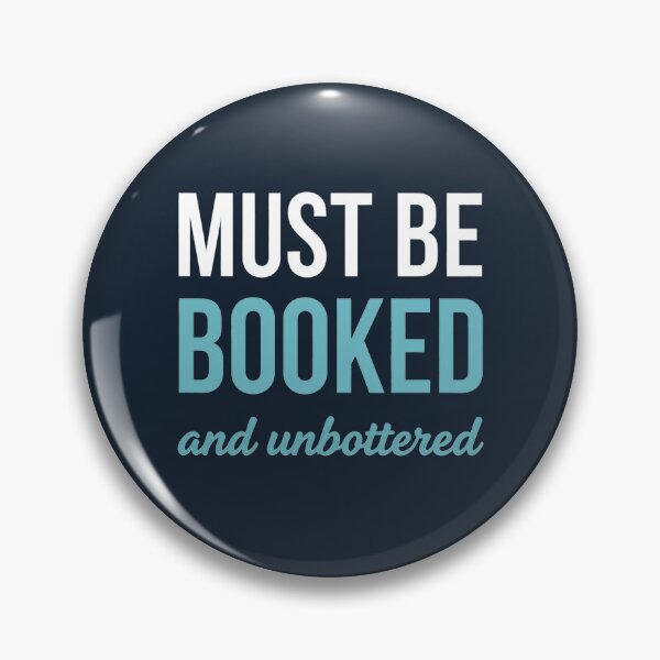 Item preview, Must Be Booked and Unbothered | Cute Retro BookTok Typography Aesthetic designed and sold by CloudyCatArt.