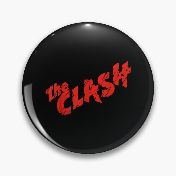 Item preview, the clash - scratched red logo designed and sold by Chandimali.