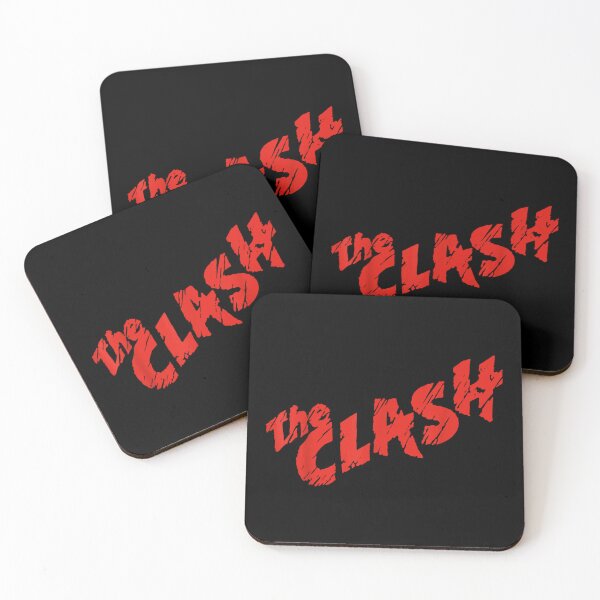 Item preview, the clash - scratched red logo designed and sold by Chandimali.