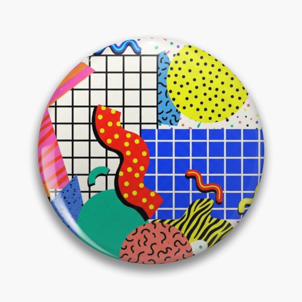 Item preview, Colorful Memphis Party Pattern | Retro Geometric Shapes | Pop Art Illustration designed and sold by lavanya11.