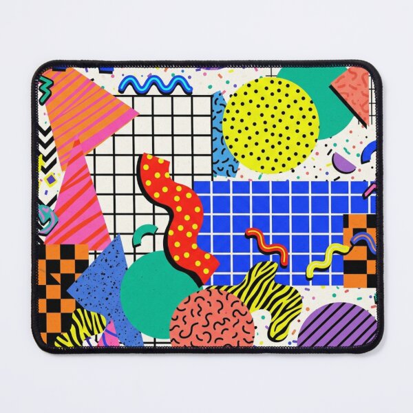 Item preview, Colorful Memphis Party Pattern | Retro Geometric Shapes | Pop Art Illustration designed and sold by lavanya11.