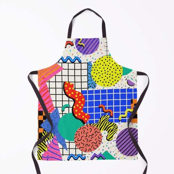 Item preview, Colorful Memphis Party Pattern | Retro Geometric Shapes | Pop Art Illustration designed and sold by lavanya11.