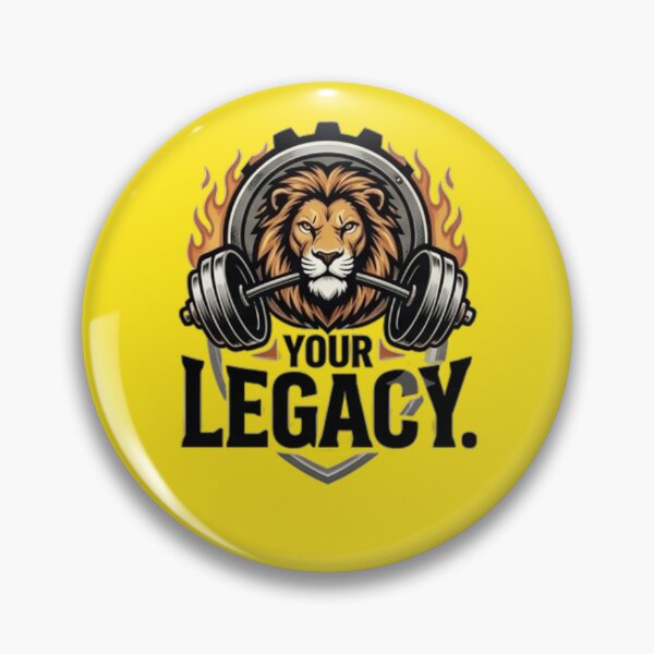 Item preview, Build Your Legacy Lion Gym Motivation | Fitness & Bodybuilding designed and sold by LUKOWEAR.