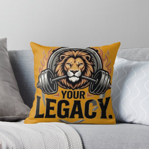 Item preview, Build Your Legacy Lion Gym Motivation | Fitness & Bodybuilding designed and sold by LUKOWEAR.