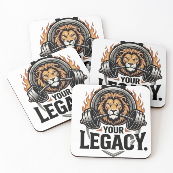 Item preview, Build Your Legacy Lion Gym Motivation | Fitness & Bodybuilding designed and sold by LUKOWEAR.