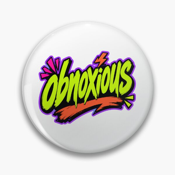 Item preview, Obnoxious Loud Neon Word Art designed and sold by RedCircleArt.