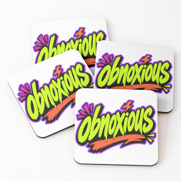Item preview, Obnoxious Loud Neon Word Art designed and sold by RedCircleArt.