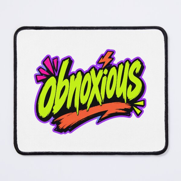 Item preview, Obnoxious Loud Neon Word Art designed and sold by RedCircleArt.