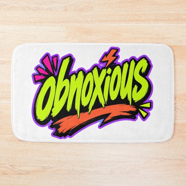 Item preview, Obnoxious Loud Neon Word Art designed and sold by RedCircleArt.