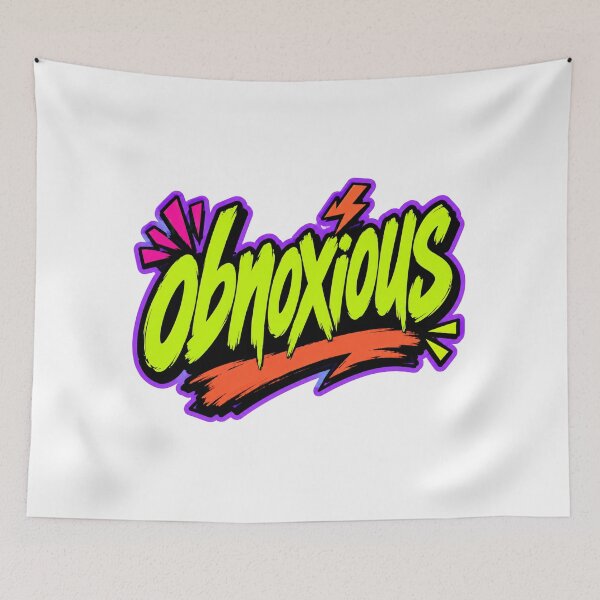 Item preview, Obnoxious Loud Neon Word Art designed and sold by RedCircleArt.