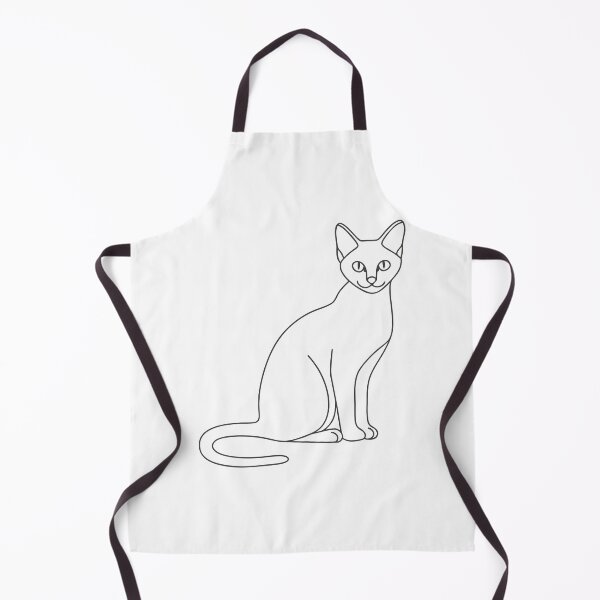 Item preview, Siamese Cat Elegant Line Art Gift designed and sold by OneLine Studio.