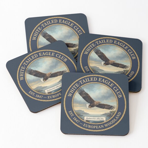 Item preview, White Tailed Eagle Club Vintage Badge European Wildlife designed and sold by CalmCapy Co.