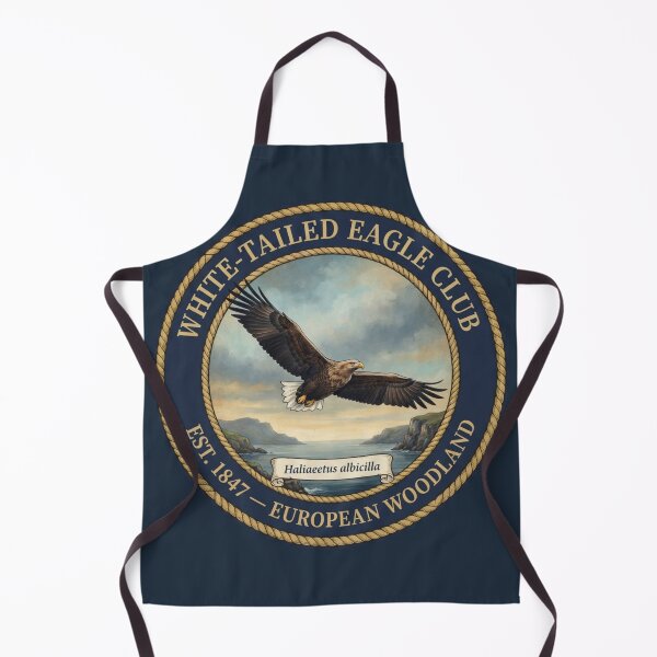 Item preview, White Tailed Eagle Club Vintage Badge European Wildlife designed and sold by CalmCapy Co.