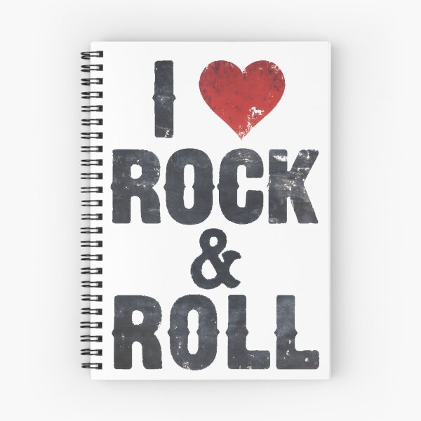 Item preview,  I Love Rock and Roll - Vintage Distressed Grunge Music Quote designed and sold by A-M-G-Shop.