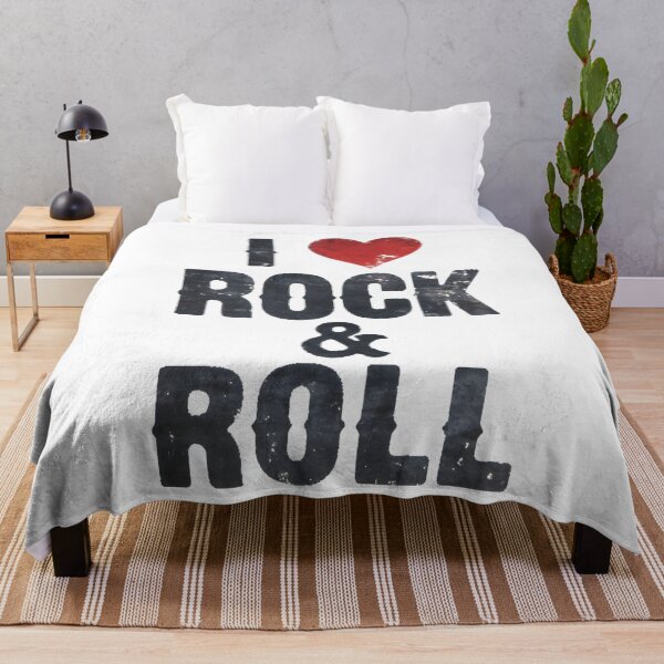 Item preview, I Love Rock and Roll - Vintage Distressed Grunge Music Quote designed and sold by A-M-G-Shop.