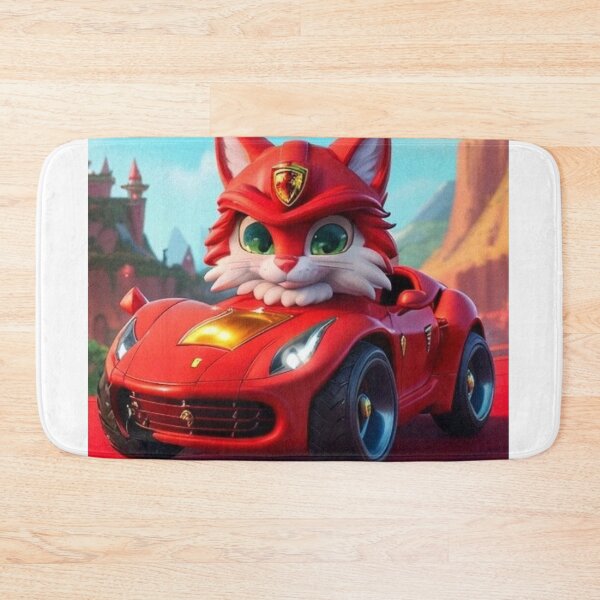 Aperçu de l'œuvre Mon chat a une Ferrari créée et vendue par ZeusGallery.