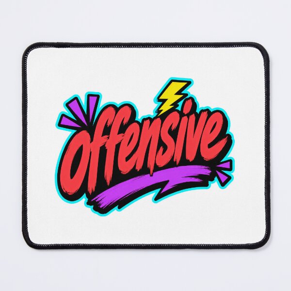 Item preview, Offensive Edgy Statement Typography designed and sold by RedCircleArt.