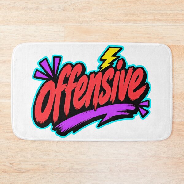 Item preview, Offensive Edgy Statement Typography designed and sold by RedCircleArt.