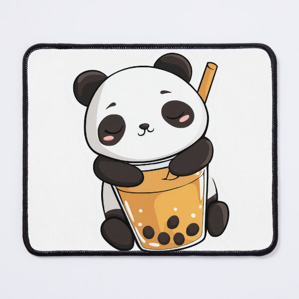 Item preview, Boba Panda Cute Bubble Tea Kawaii designed and sold by StickerMan17.