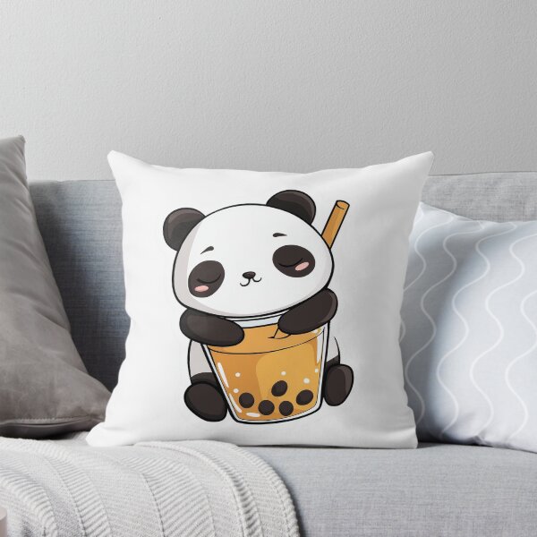 Item preview, Boba Panda Cute Bubble Tea Kawaii designed and sold by StickerMan17.