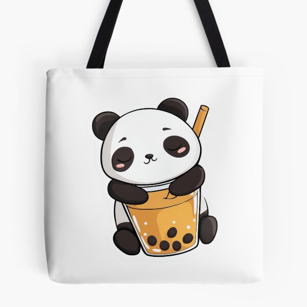 Item preview, Boba Panda Cute Bubble Tea Kawaii designed and sold by StickerMan17.