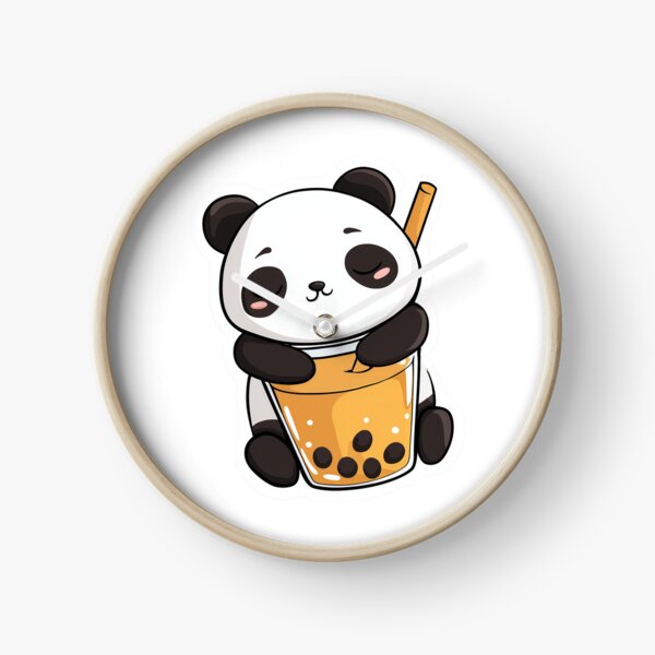 Item preview, Boba Panda Cute Bubble Tea Kawaii designed and sold by StickerMan17.