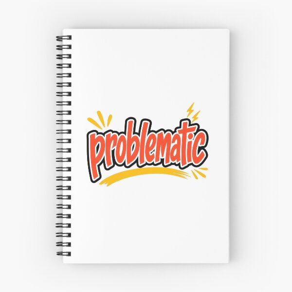 Item preview, Problematic Colorful Meme Typography designed and sold by RedCircleArt.