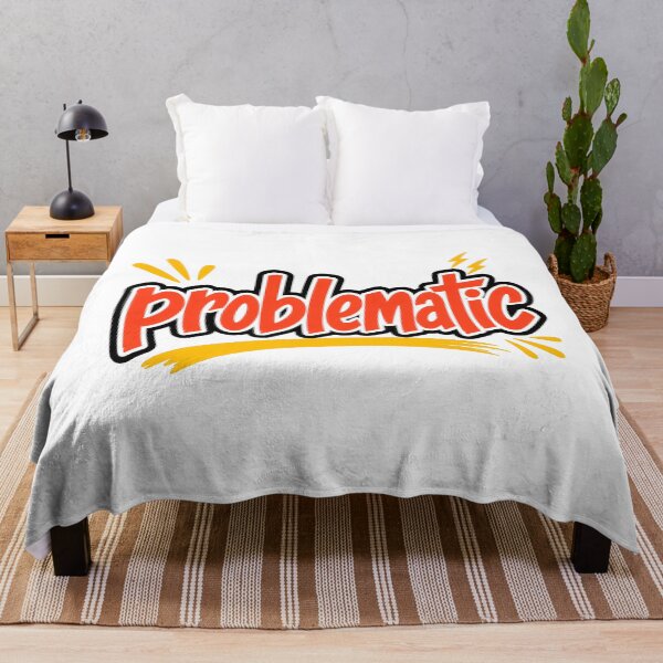 Item preview, Problematic Colorful Meme Typography designed and sold by RedCircleArt.