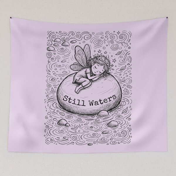 Item preview, Pebble Rest - Cute Fairy designed and sold by bapupa.