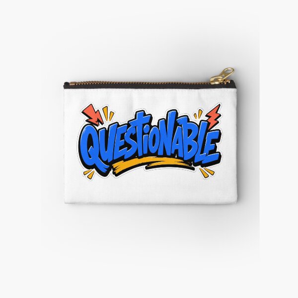 Item preview, Questionable Bold Comic Word Art designed and sold by RedCircleArt.