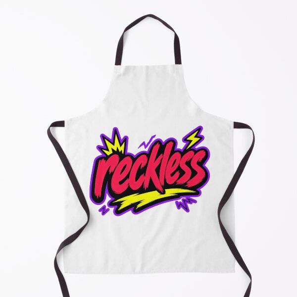 Item preview, Reckless Energetic Neon Typography designed and sold by RedCircleArt.