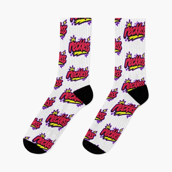 Item preview, Reckless Energetic Neon Typography designed and sold by RedCircleArt.