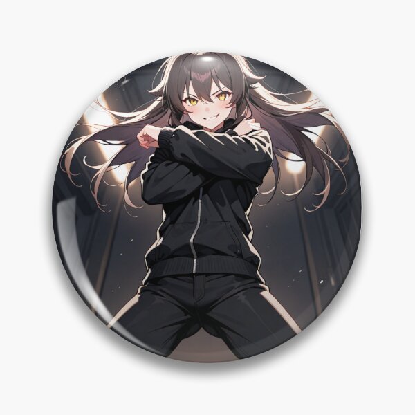 Item preview, Manga - Female Character in Action, Modern Cyberpunk Aesthetic designed and sold by AnimeShin.