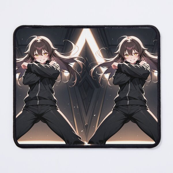 Item preview, Manga - Female Character in Action, Modern Cyberpunk Aesthetic designed and sold by AnimeShin.