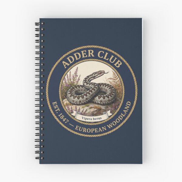 Item preview, Adder Club Vintage Badge European Woodland Wildlife designed and sold by CalmCapy Co.