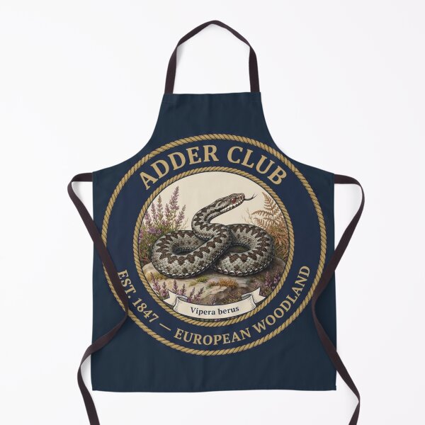 Item preview, Adder Club Vintage Badge European Woodland Wildlife designed and sold by CalmCapy Co.