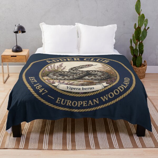 Item preview, Adder Club Vintage Badge European Woodland Wildlife designed and sold by CalmCapy Co.