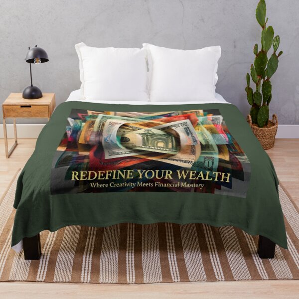 Item preview, Redefine Your Wealth Origami Currency Poster: International Banknote Flower Canvas designed and sold by Creative-RE.
