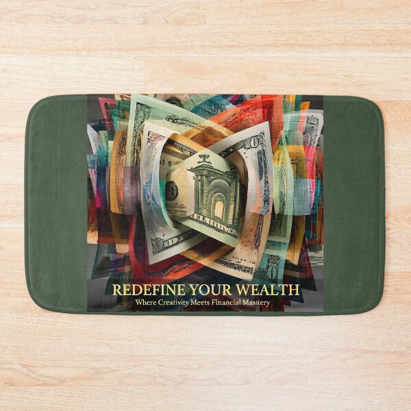 Item preview, Redefine Your Wealth Origami Currency Poster: International Banknote Flower Canvas designed and sold by Creative-RE.