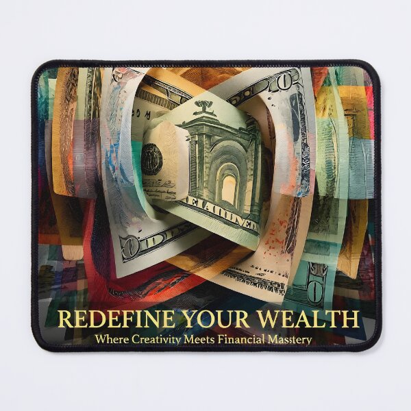Item preview, Redefine Your Wealth Origami Currency Poster: International Banknote Flower Canvas designed and sold by Creative-RE.